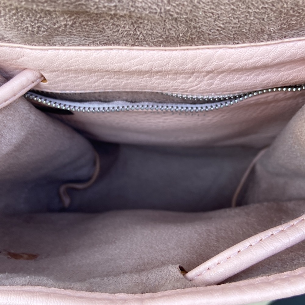 Free People Josie Lt Pink Vegan Leather back pack small size for the min… - Picture 8 of 14